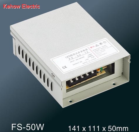 LED rainproof power supply FS-50W series