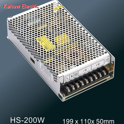200W compact single output switching power supply