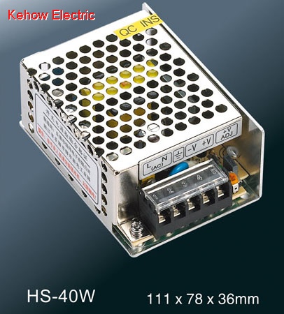 40W compact single output switching power supply