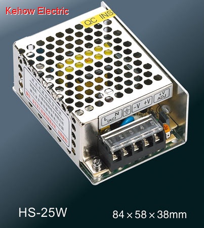 25W compact single output switching power supply